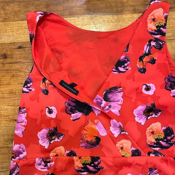 Banana Republic Floral Red Maxi Dress size 20W - Picture 12 of 15
